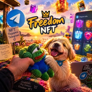 Telegram profile photo for Freedom NFT | Подарки
