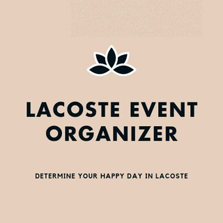 Telegram profile photo for LACOSTE EVENT ORGANIZER.