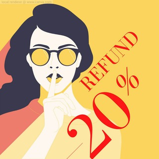 Telegram group profile photo for Refund 20%