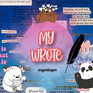 Telegram profile photo for 🌟**MY WROTE**🌟