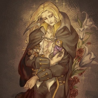 Telegram profile photo for crimson solitude.