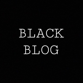 Telegram profile photo for Black Blog.