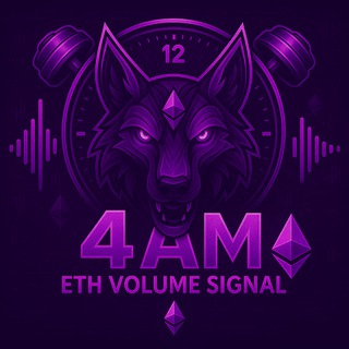Telegram profile photo for 4AM ETH Volume Signal