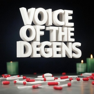 Telegram profile photo for VOTD: VOICE OF THE DEGENS