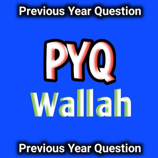 Telegram profile photo for PYQ (Previous Year Question) Wallah 🔥🔥❤️❤️