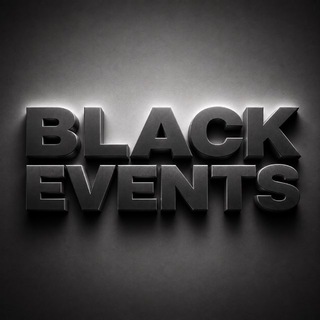 Telegram profile photo for BLACK EVENTS