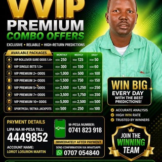 Telegram profile photo for FIXED VVIP COMBO MATCHES - 2026
