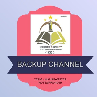 Telegram profile photo for 12th Science Notes π Provider πβ Discussion ( MAHARASHTRA BOARD SCIENCE)