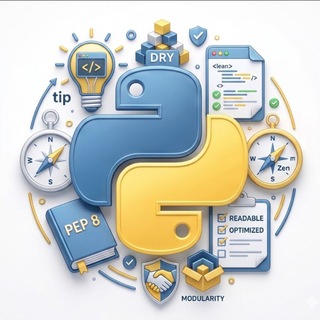 Telegram profile photo for Python Tips | بالعربي