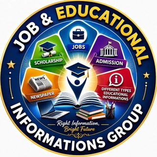 Telegram profile photo for JOB & EDUCATIONAL INFORMATIONS CHANNEL