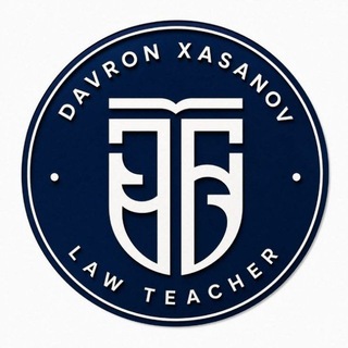 Telegram profile photo for ⚖ 𝗗𝗮𝘃𝗿𝗼𝗻 | Law Teacher