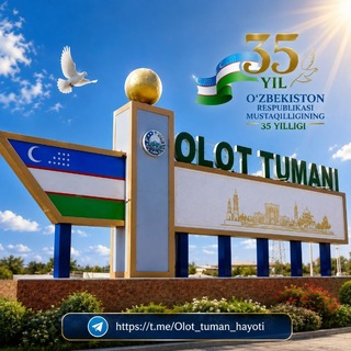Telegram profile photo for OLOT TUMAN MA'NAVIYAT ZIYOSI