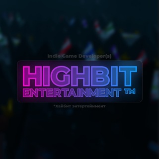 Telegram profile photo for HIGHBIT ENTERTAINMENT™ | Дневник 🕹