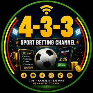 Telegram profile photo for 4-3-3 ስፓርት ቤቲንግ