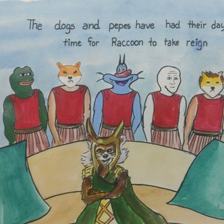 Telegram group profile photo for Raccoon Inu - Global Channel