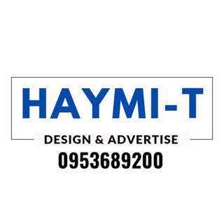 Telegram profile photo for Haymi-T Design &Advertise