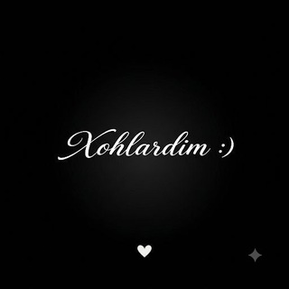 Telegram profile photo for xohlardim:)