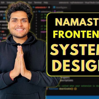 Telegram profile photo for Namaste Frontend System Design 🚀