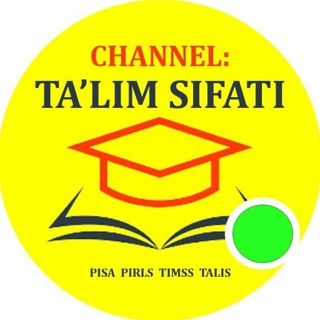 Telegram profile photo for TA'LIM SIFATI. PISA PIRLS TIMSS TALIS