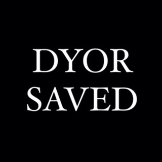 Telegram profile photo for DYOR SAVED 🖤