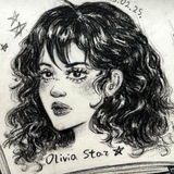 Telegram profile photo for curls and glasses🌓