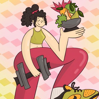 Telegram profile photo for healthy lifestyle