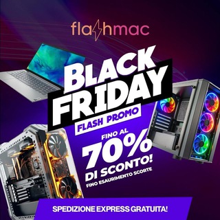 Telegram profile photo for flashmac.com ⚡️Offerte Apple Mac - PC - Gaming Ricondizionati