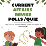 Telegram profile photo for 🎯CURRENT AFFAIRS REVISION AND STATIC GK🎯