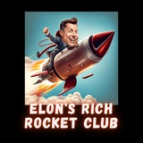 Telegram profile photo for Elon's Rich Rocket Club