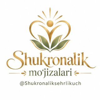 Telegram profile photo for SHUKRONALIK MO‘JIZALARI | RASMIY KANAL