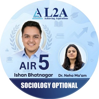 Telegram profile photo for SOCIOLOGY By Neha Ma'am | PDF | Daily snippets | Answer Writing Practice