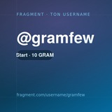Telegram profile photo for gramfew
