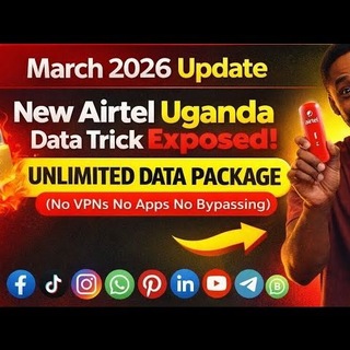 Telegram profile photo for UGANDA LYCAMOBILE,AIRTEL,MTN FREE INTERNET SOLUTIONS