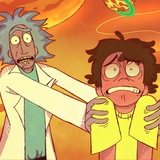 Telegram profile photo for zone rik and morty