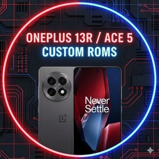 Telegram group profile photo for OnePlus 13R | Custom ROMs • Development • Ports • Mods