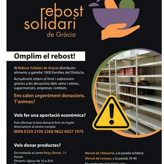 Telegram profile photo for El Rebost Solidari de Gràcia