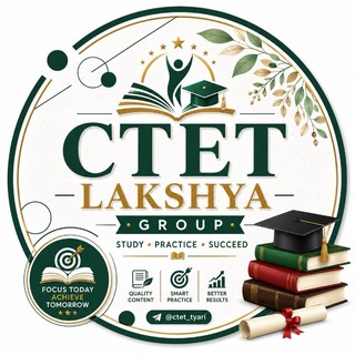 Telegram profile photo for CTET lakshya ๐ด๐ฟ๐ผ๐๐ฝ