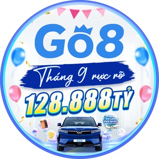 Telegram profile photo for Go8 - CƯỢC HAY THẮNG NGAY TIỀN TỶ