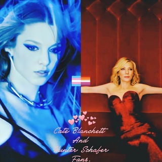 Telegram profile photo for Cate Blanchett And Hunter Schafer Fans