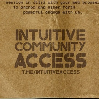 Telegram profile photo for 🔊 @IntuitiveAccess • Intuitive Public Access To Public & Private Inclusive Community Resourcing • IPR •••