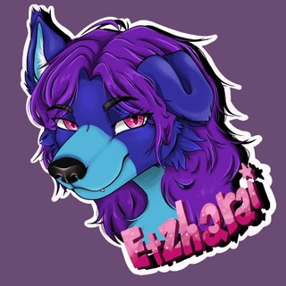 Telegram profile photo for Etzha's channel! (art & fursuit)
