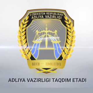 Telegram group profile photo for Toshkent viloyati Qibray tuman adliya bo'limi
