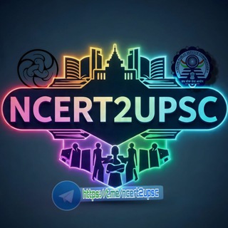 Telegram profile photo for NCERT 2 UPSC CSE EPFO