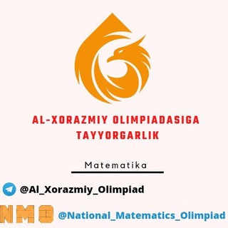 Telegram profile photo for 𝐀𝐥-𝐗𝐨𝐫𝐚𝐳𝐦𝐢𝐲 𝐎𝐥𝐢𝐦𝐩𝐢𝐚𝐝𝐚𝐬𝐢𝐠𝐚 𝐓𝐚𝐲𝐲𝐨𝐫𝐠𝐚𝐫𝐥𝐢𝐤 | 𝐌𝐚𝐭𝐞𝐦𝐚𝐭𝐢𝐤𝐚