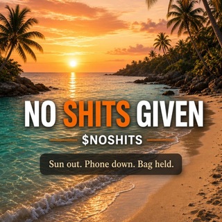 Telegram profile photo for NO SHITS GIVEN