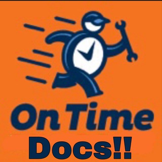 Telegram profile photo for ⚡️OnTimeDocs⚡️