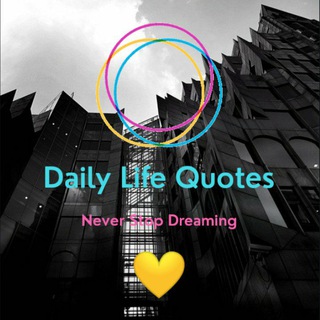Telegram profile photo for 📜Daily Life Quotes ☕