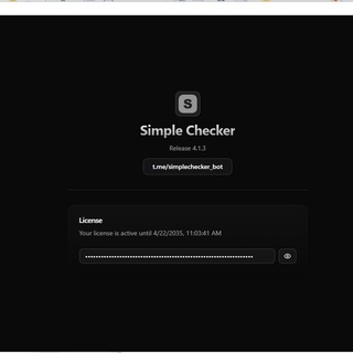 Telegram profile photo for Simple Checker 2038