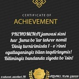 Telegram profile photo for Phenomenal's awards 🥇