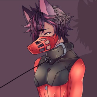 Telegram profile photo for yaoi through the veins; furry content